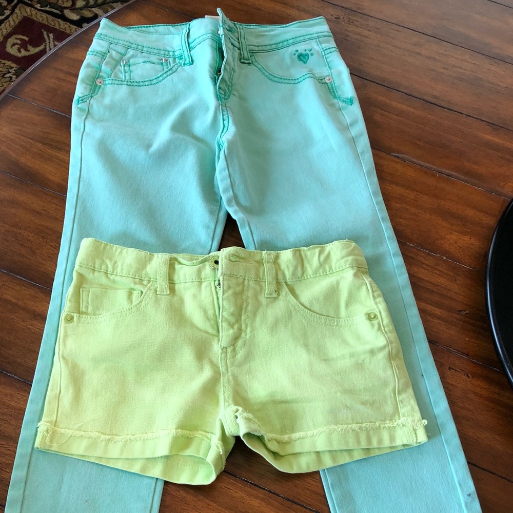 Girls Two for one - pants and shorts size 10